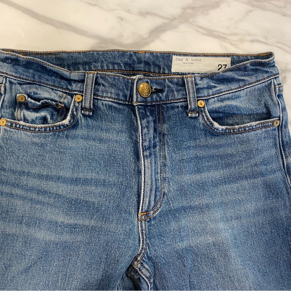 ♥️ Rag & Bone Peyton High Rise Bootcut Jeans Size 27 Huntley Wash
